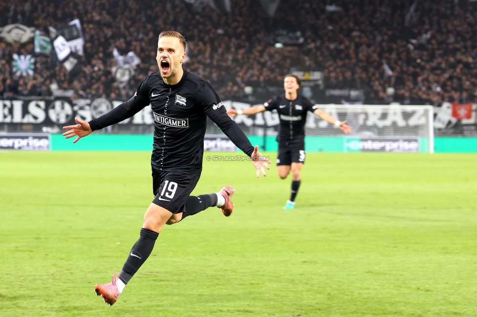 Sturm Graz - Rangers
UEFA Europa League - 2. Runde, SK Sturm Graz - FC Glasgow Rangers, Stadion Liebenau Graz, 02.10.2025. 

Foto zeigt Tomi Horvat (Sturm)
