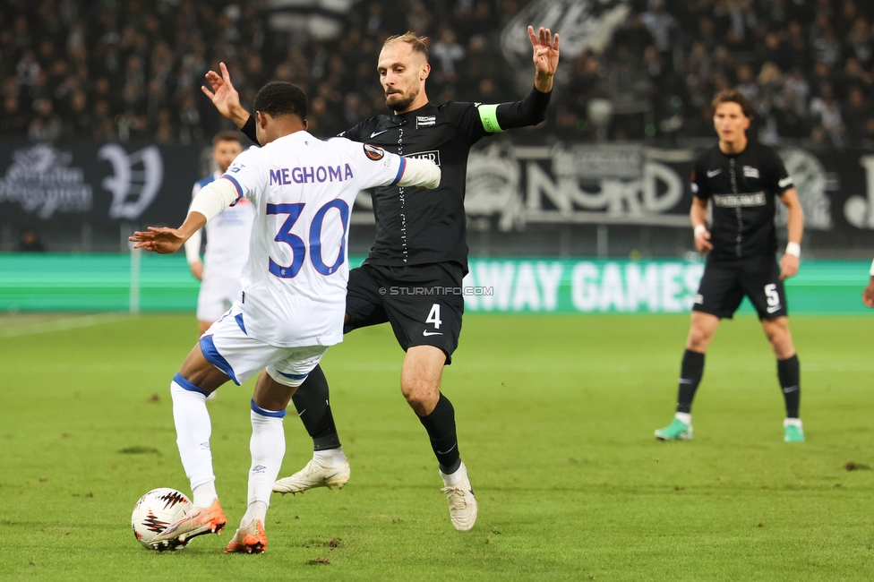 Sturm Graz - Rangers
UEFA Europa League - 2. Runde, SK Sturm Graz - FC Glasgow Rangers, Stadion Liebenau Graz, 02.10.2025. 

Foto zeigt Jon Gorenc-Stankovic (Sturm)
