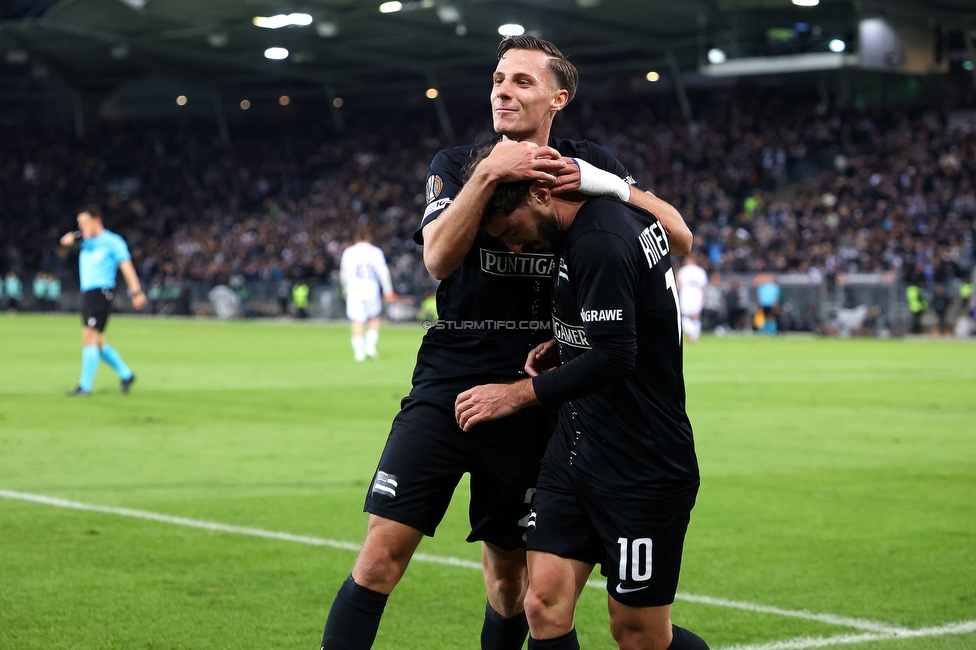 Sturm Graz - Rangers
UEFA Europa League - 2. Runde, SK Sturm Graz - FC Glasgow Rangers, Stadion Liebenau Graz, 02.10.2025. 

Foto zeigt Otar Kiteishvili (Sturm)
