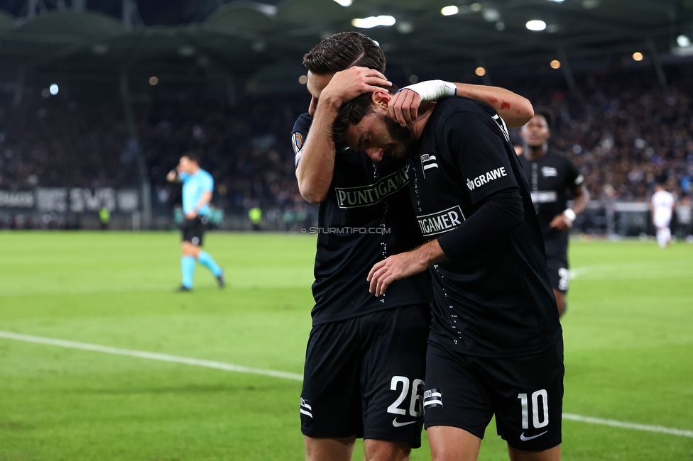 Sturm Graz - Rangers
UEFA Europa League - 2. Runde, SK Sturm Graz - FC Glasgow Rangers, Stadion Liebenau Graz, 02.10.2025. 

Foto zeigt Otar Kiteishvili (Sturm)
