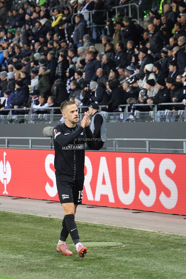 Sturm Graz - Rangers
UEFA Europa League Gruppenphase 2. Spieltag, SK Sturm Graz - Glasgow Rangers, Stadion Liebenau Graz, 02.10.2025. 

Foto zeigt Tomi Horvat (Sturm)
