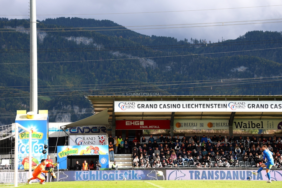 Altach - Sturm Graz
Oesterreichische Fussball Bundesliga, 9. Runde, SC Rheindorf Altach - SK Sturm Graz, Stadion Schnabelholz Altach, 05.10.2025. 

Foto zeigt Otar Kiteishvili (Sturm)
Schlüsselwörter: elfmeter