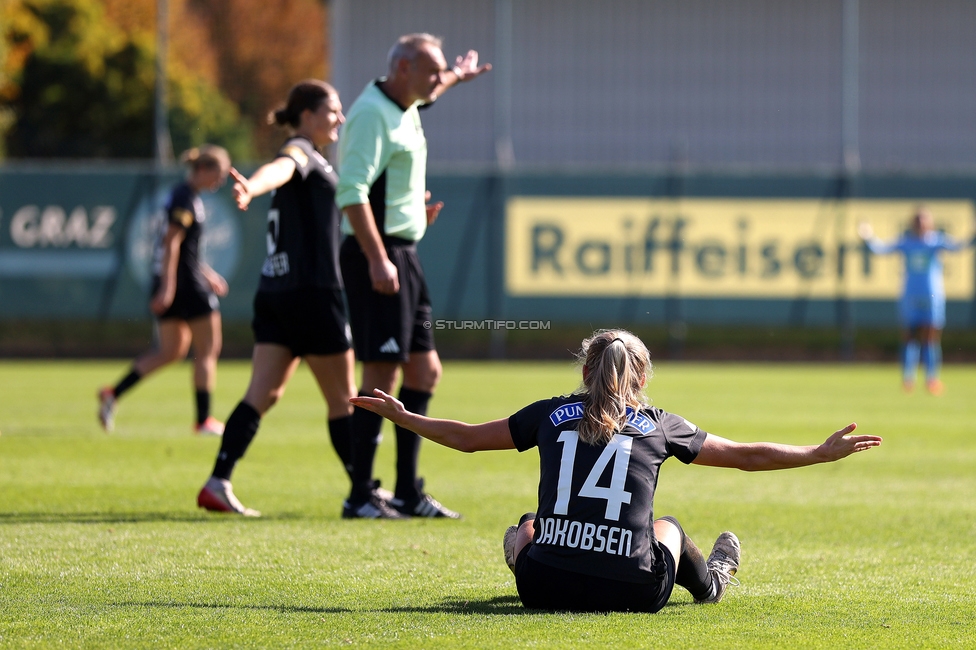 Sturm Damen - Altach
OEFB Frauen Bundesliga, 9. Runde, SK Sturm Graz Damen - SCR Altach, Trainingszentrum Messendorf, 12.10.2025. 

Foto zeigt Sandra Jakobsen (Sturm Damen)
