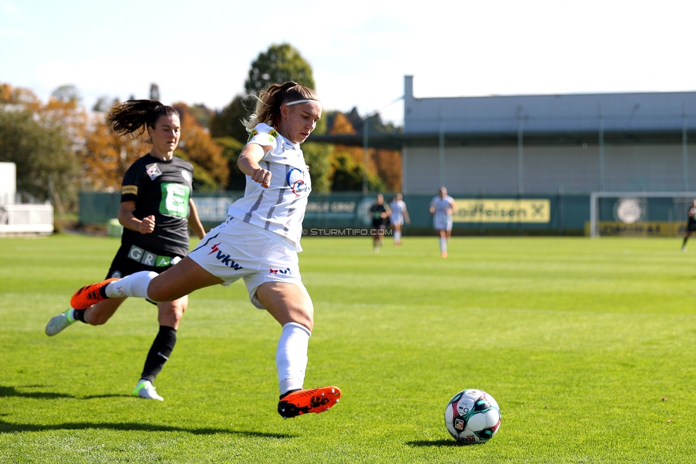 Sturm Damen - Altach
OEFB Frauen Bundesliga, 9. Runde, SK Sturm Graz Damen - SCR Altach, Trainingszentrum Messendorf, 12.10.2025. 

Foto zeigt Zala Kustrin (Sturm Damen)
