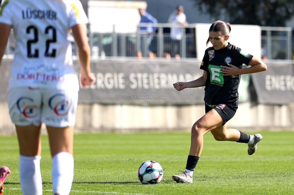 Sturm Damen - Altach
OEFB Frauen Bundesliga, 9. Runde, SK Sturm Graz Damen - SCR Altach, Trainingszentrum Messendorf, 12.10.2025. 

Foto zeigt Marie Spiess (Sturm Damen)
