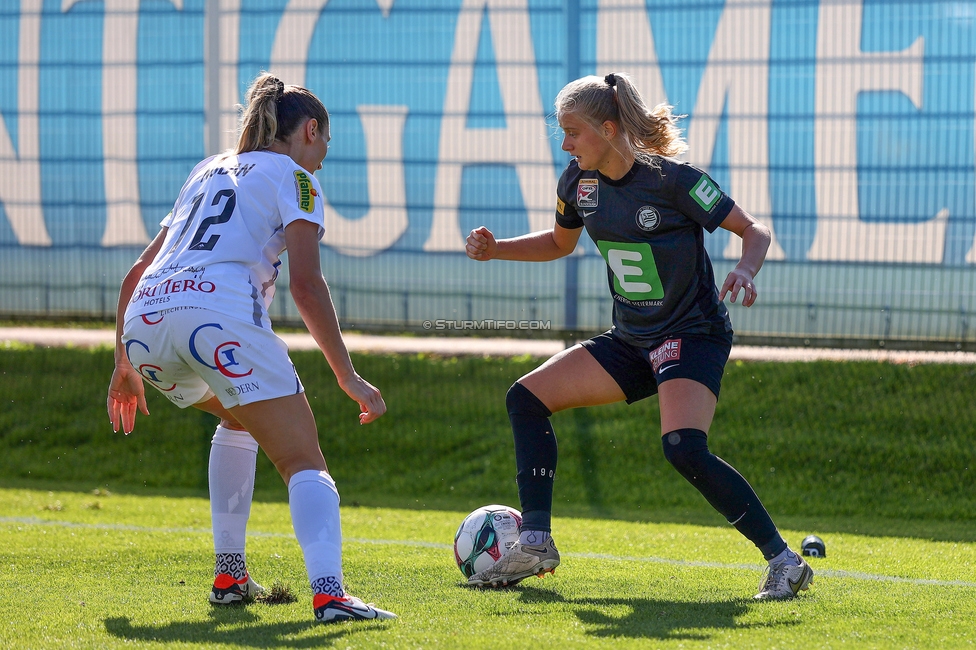 Sturm Damen - Altach
OEFB Frauen Bundesliga, 9. Runde, SK Sturm Graz Damen - SCR Altach, Trainingszentrum Messendorf, 12.10.2025. 

Foto zeigt Sandra Jakobsen (Sturm Damen)
