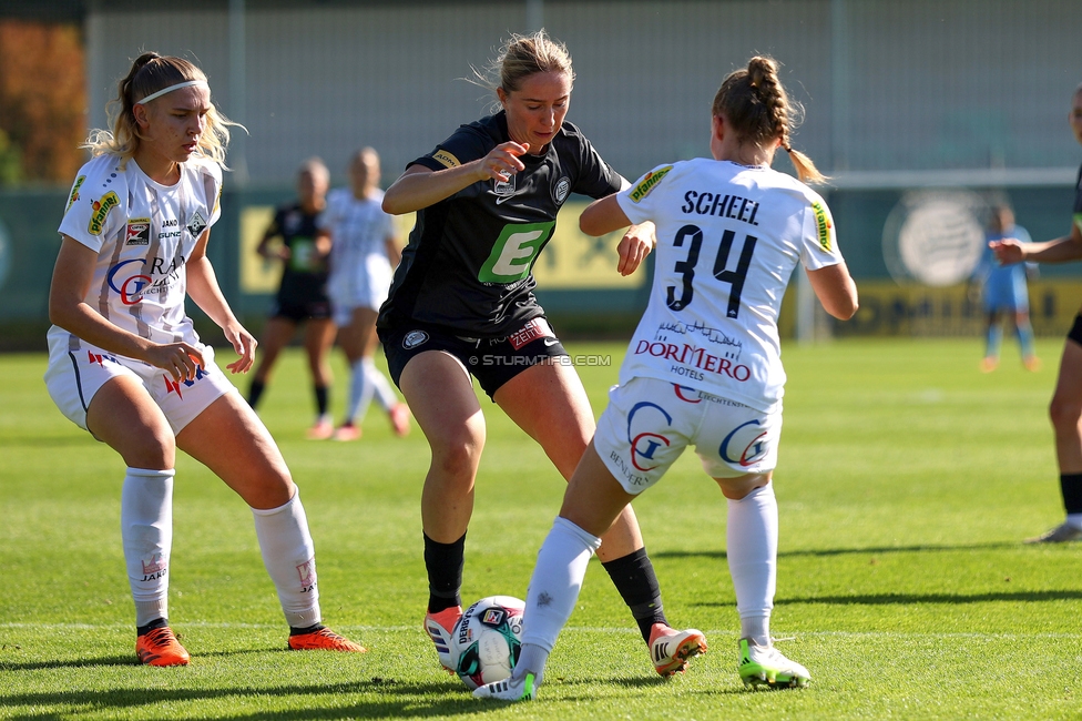 Sturm Damen - Altach
OEFB Frauen Bundesliga, 9. Runde, SK Sturm Graz Damen - SCR Altach, Trainingszentrum Messendorf, 12.10.2025. 

Foto zeigt Elisabeth Brandl (Sturm Damen)
