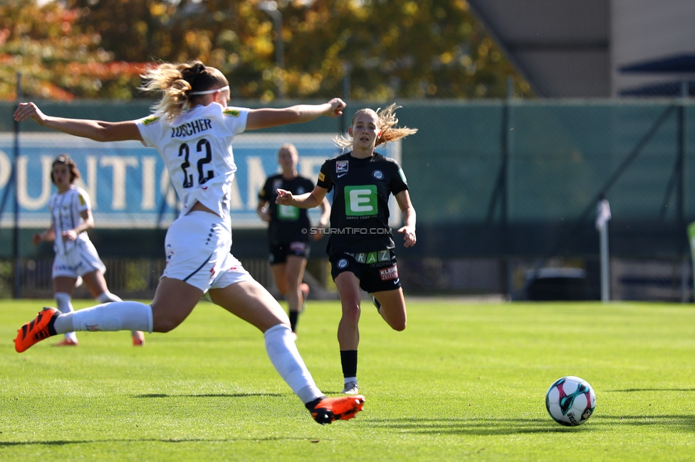 Sturm Damen - Altach
OEFB Frauen Bundesliga, 9. Runde, SK Sturm Graz Damen - SCR Altach, Trainingszentrum Messendorf, 12.10.2025. 

Foto zeigt Lena Breznik (Sturm Damen)
