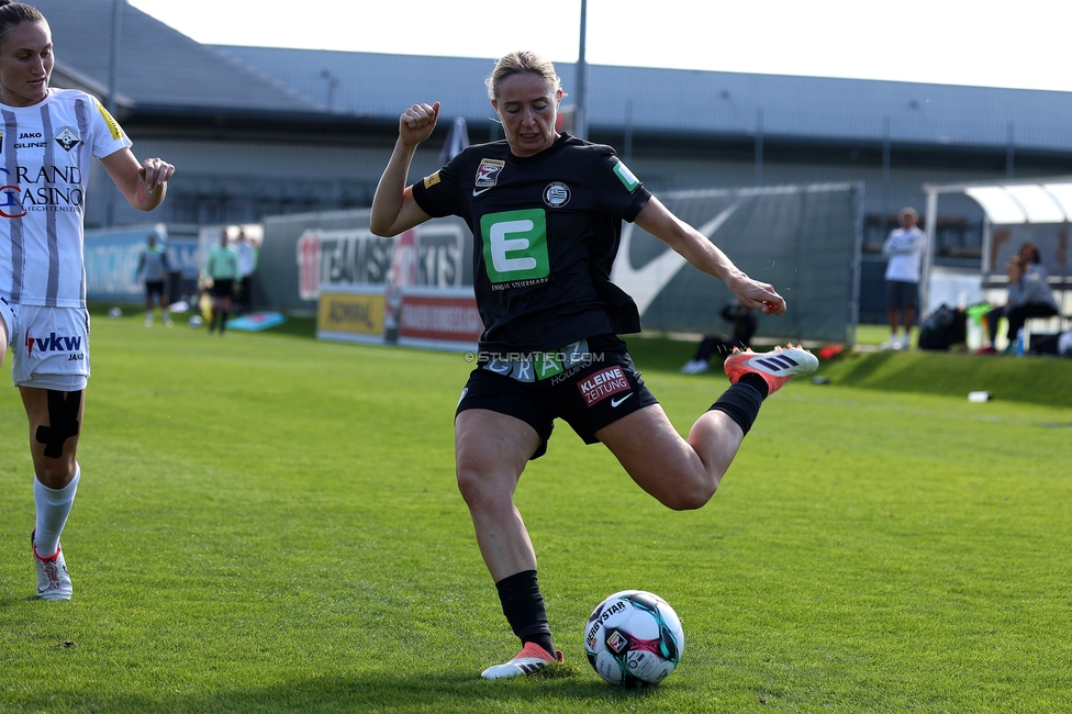 Sturm Damen - Altach
OEFB Frauen Bundesliga, 9. Runde, SK Sturm Graz Damen - SCR Altach, Trainingszentrum Messendorf, 12.10.2025. 

Foto zeigt Elisabeth Brandl (Sturm Damen)
