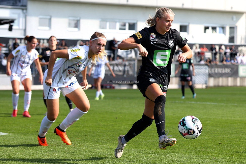 Sturm Damen - Altach
OEFB Frauen Bundesliga, 9. Runde, SK Sturm Graz Damen - SCR Altach, Trainingszentrum Messendorf, 12.10.2025. 

Foto zeigt Sandra Jakobsen (Sturm Damen)
