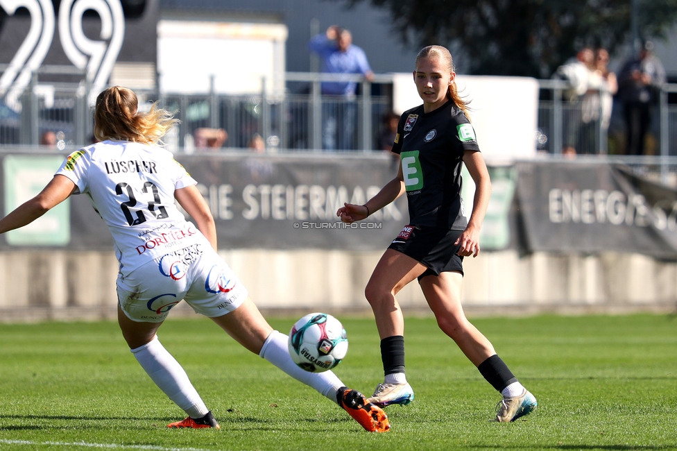 Sturm Damen - Altach
OEFB Frauen Bundesliga, 9. Runde, SK Sturm Graz Damen - SCR Altach, Trainingszentrum Messendorf, 12.10.2025. 

Foto zeigt Lena Breznik (Sturm Damen)
