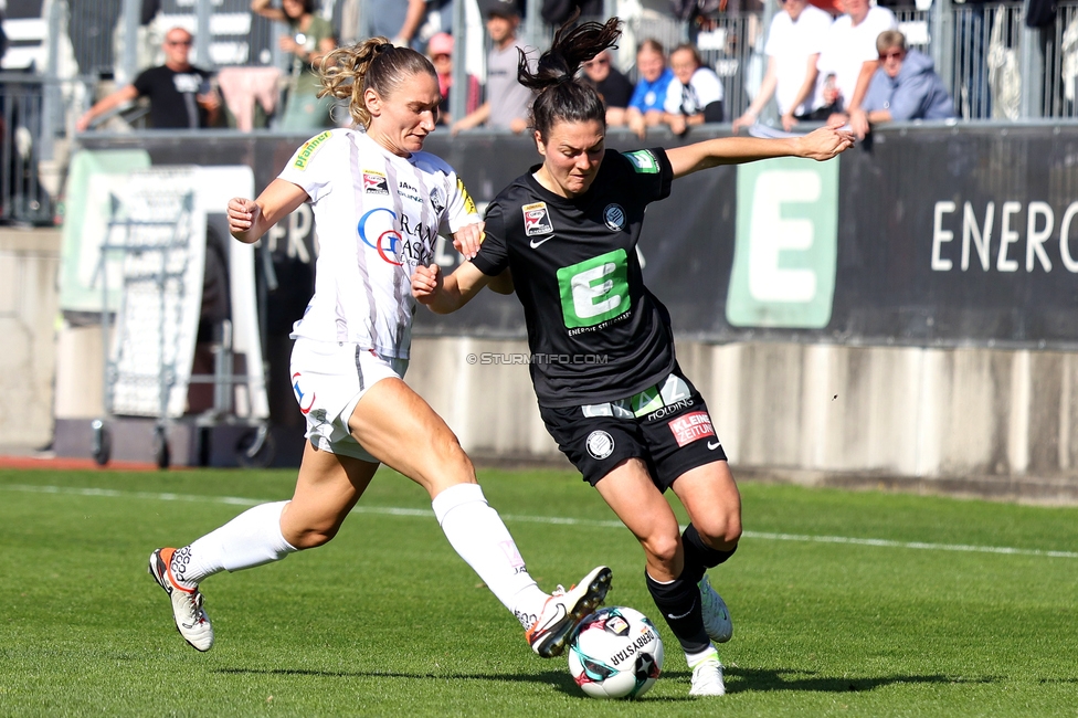 Sturm Damen - Altach
OEFB Frauen Bundesliga, 9. Runde, SK Sturm Graz Damen - SCR Altach, Trainingszentrum Messendorf, 12.10.2025. 

Foto zeigt Zala Kustrin (Sturm Damen)
