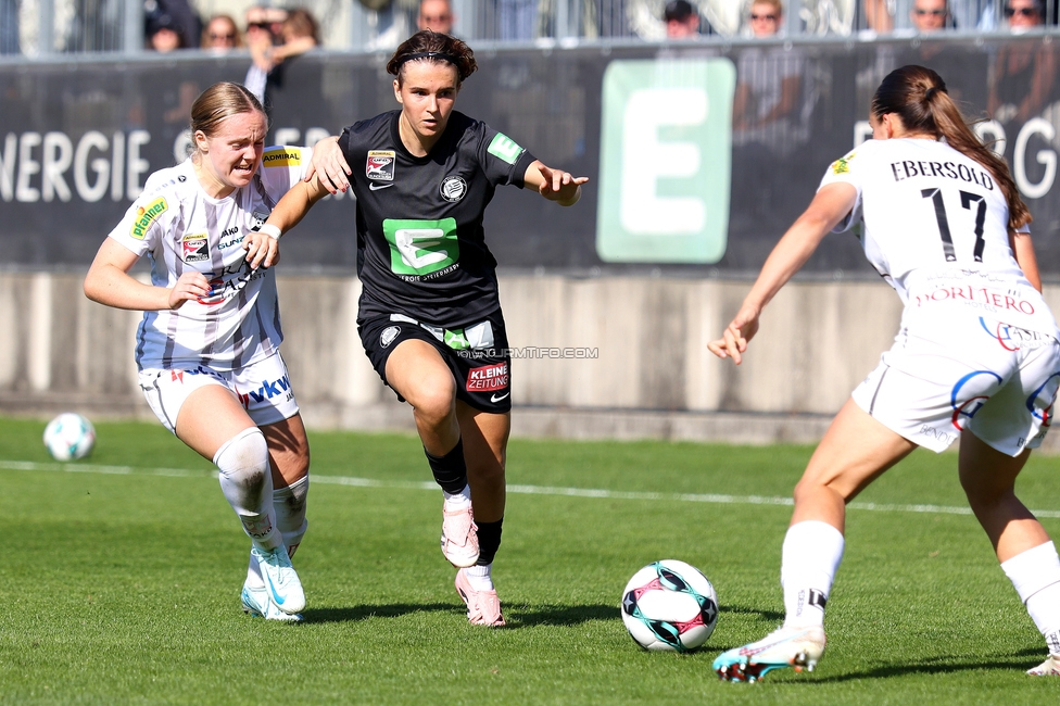 Sturm Damen - Altach
OEFB Frauen Bundesliga, 9. Runde, SK Sturm Graz Damen - SCR Altach, Trainingszentrum Messendorf, 12.10.2025. 

Foto zeigt Leonie Christin Tragl (Sturm Damen)
