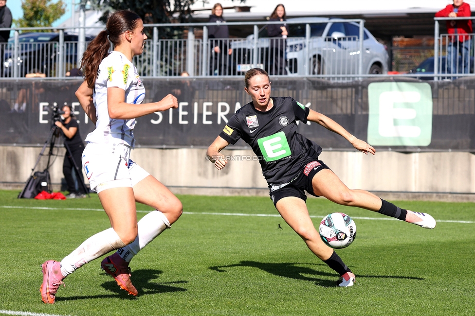 Sturm Damen - Altach
OEFB Frauen Bundesliga, 9. Runde, SK Sturm Graz Damen - SCR Altach, Trainingszentrum Messendorf, 12.10.2025. 

Foto zeigt Elisabeth Brandl (Sturm Damen)
