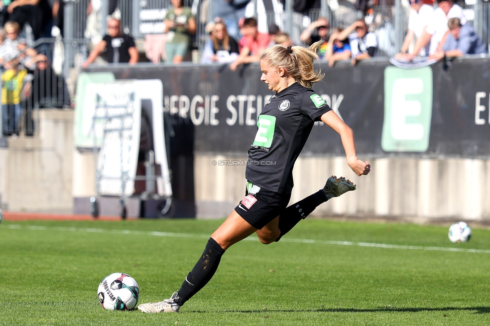 Sturm Damen - Altach
OEFB Frauen Bundesliga, 9. Runde, SK Sturm Graz Damen - SCR Altach, Trainingszentrum Messendorf, 12.10.2025. 

Foto zeigt Sandra Jakobsen (Sturm Damen)
