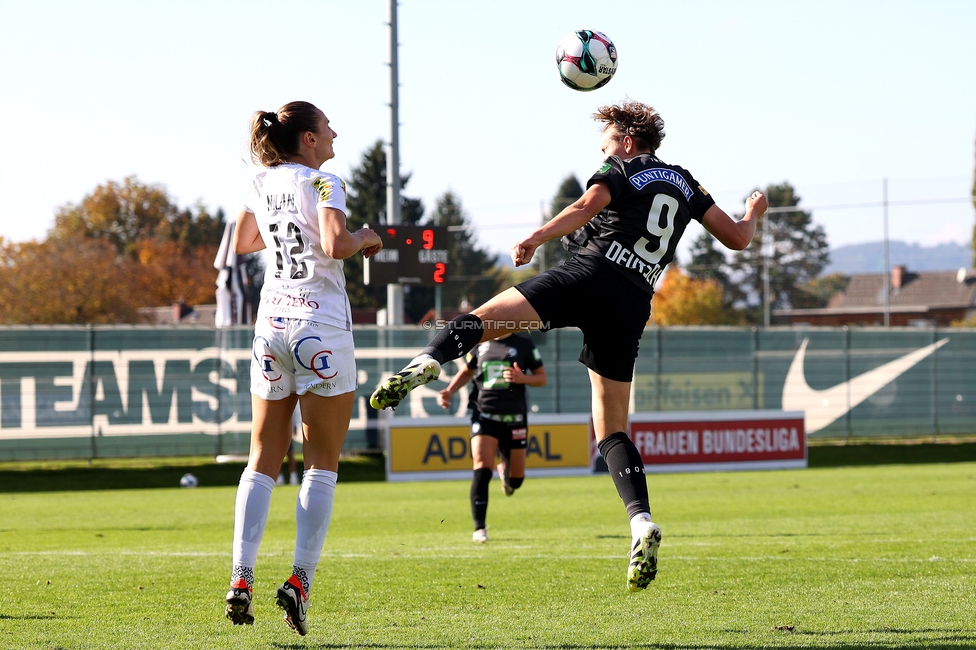 Sturm Damen - Altach
OEFB Frauen Bundesliga, 9. Runde, SK Sturm Graz Damen - SCR Altach, Trainingszentrum Messendorf, 12.10.2025. 

Foto zeigt Pauline Deutsch (Sturm Damen)
