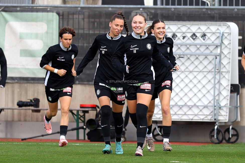 Sturm Damen - LASK
OEFB Frauen Bundesliga, 10. Runde, SK Sturm Graz Damen - LASK, Trainingszentrum Messendorf, 18.10.2025. 

Foto zeigt Anna Wirnsberger (Sturm Damen)
