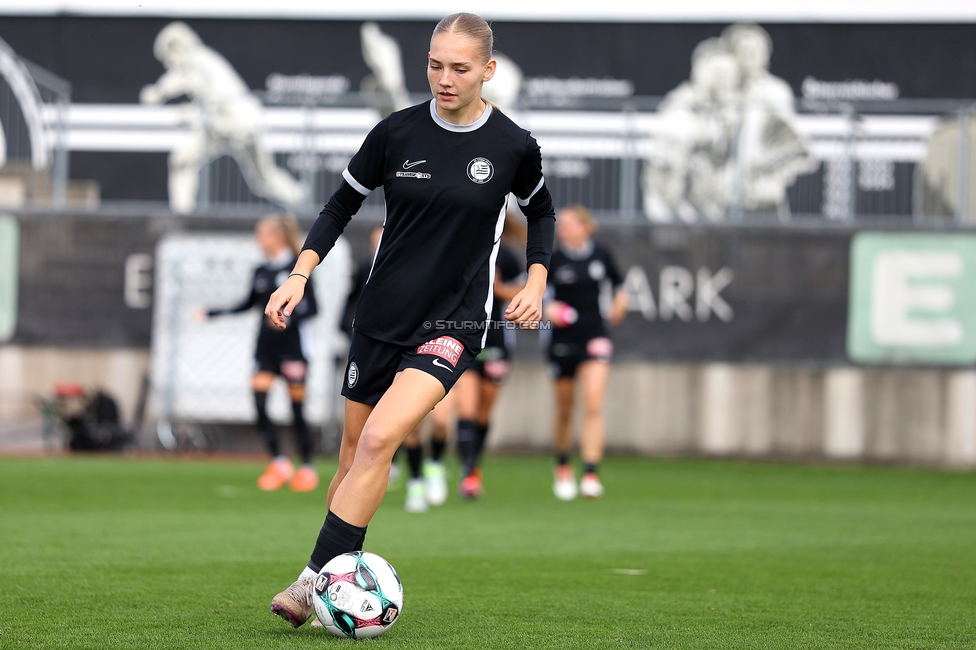 Sturm Damen - LASK
OEFB Frauen Bundesliga, 10. Runde, SK Sturm Graz Damen - LASK, Trainingszentrum Messendorf, 18.10.2025. 

Foto zeigt Lena Breznik (Sturm Damen)
