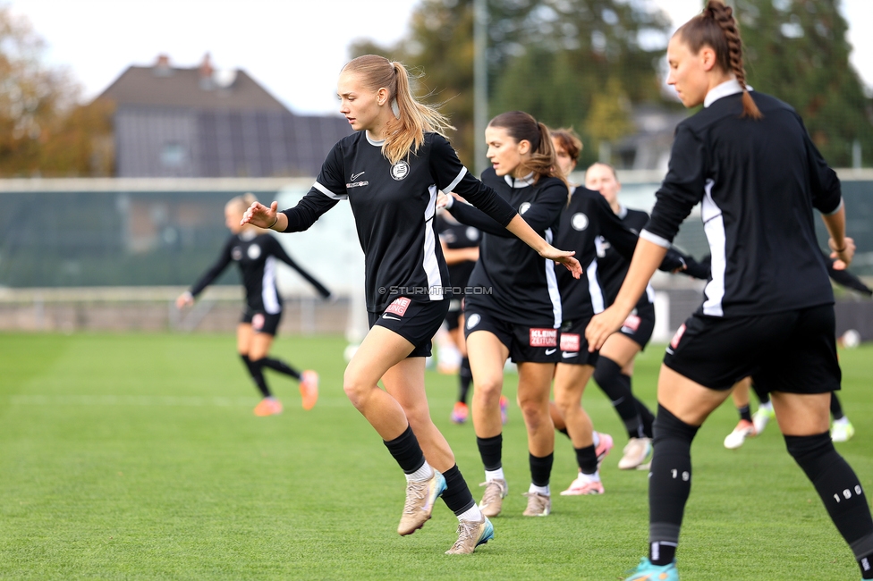 Sturm Damen - LASK
OEFB Frauen Bundesliga, 10. Runde, SK Sturm Graz Damen - LASK, Trainingszentrum Messendorf, 18.10.2025. 

Foto zeigt Lena Breznik (Sturm Damen)
