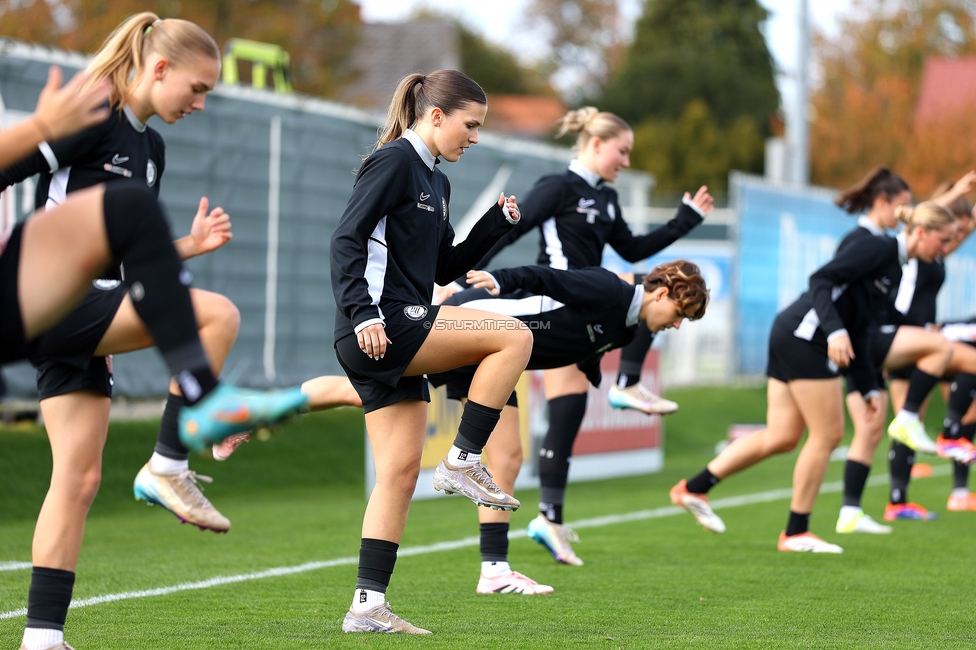 Sturm Damen - LASK
OEFB Frauen Bundesliga, 10. Runde, SK Sturm Graz Damen - LASK, Trainingszentrum Messendorf, 18.10.2025. 

Foto zeigt Marie Spiess (Sturm Damen)
