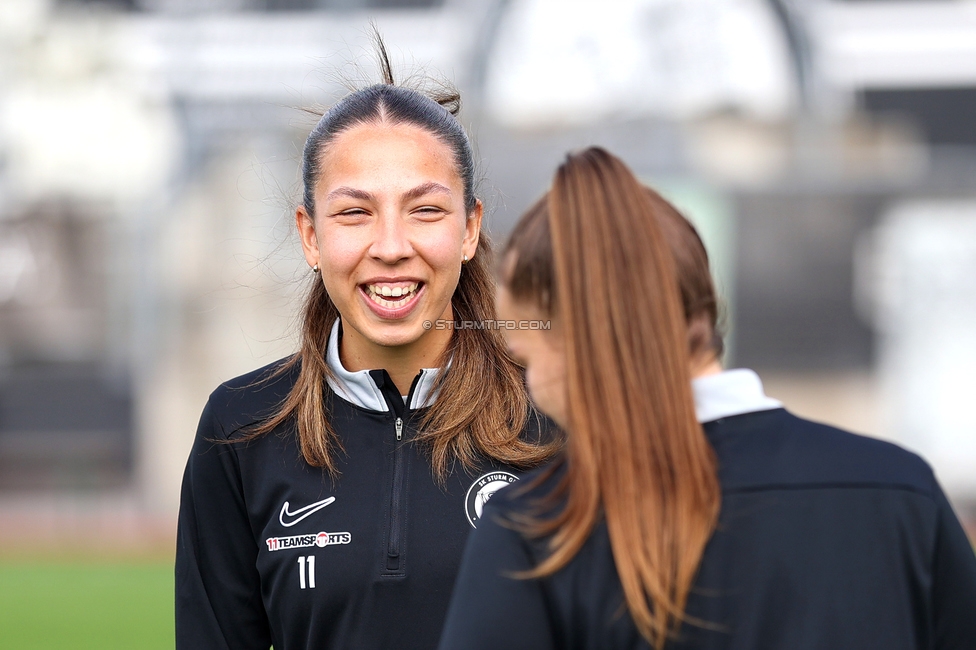 Sturm Damen - LASK
OEFB Frauen Bundesliga, 10. Runde, SK Sturm Graz Damen - LASK, Trainingszentrum Messendorf, 18.10.2025. 

Foto zeigt Ruzika Krajinovic (Sturm Damen)
