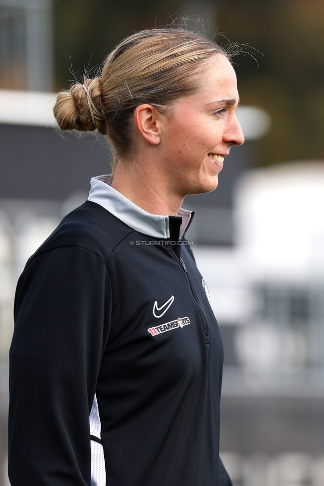 Sturm Damen - LASK
OEFB Frauen Bundesliga, 10. Runde, SK Sturm Graz Damen - LASK, Trainingszentrum Messendorf, 18.10.2025. 

Foto zeigt Elisabeth Brandl (Sturm Damen)

