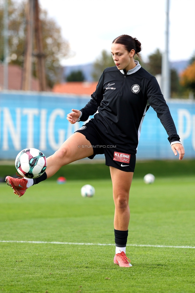 Sturm Damen - LASK
OEFB Frauen Bundesliga, 10. Runde, SK Sturm Graz Damen - LASK, Trainingszentrum Messendorf, 18.10.2025. 

Foto zeigt Linda Popofsits (Sturm Damen)
