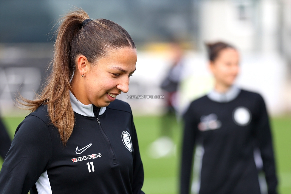 Sturm Damen - LASK
OEFB Frauen Bundesliga, 10. Runde, SK Sturm Graz Damen - LASK, Trainingszentrum Messendorf, 18.10.2025. 

Foto zeigt Ruzika Krajinovic (Sturm Damen)
