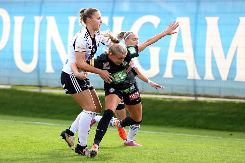 Sturm Damen - LASK
OEFB Frauen Bundesliga, 10. Runde, SK Sturm Graz Damen - LASK, Trainingszentrum Messendorf, 18.10.2025. 

Foto zeigt Sandra Jakobsen (Sturm Damen)
