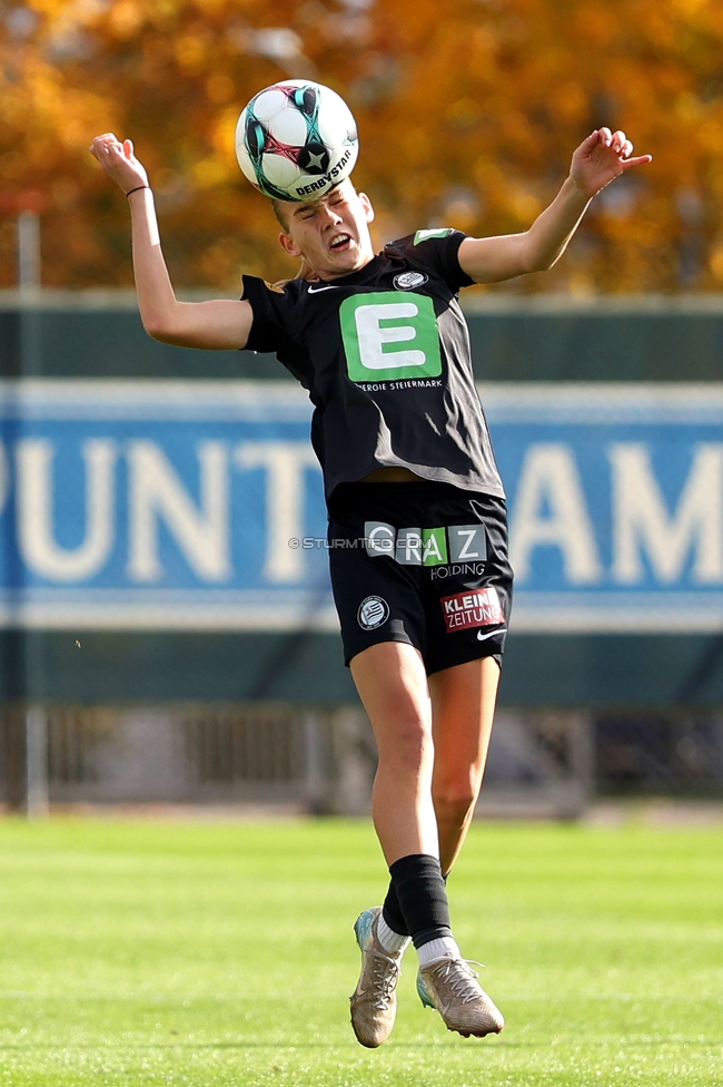 Sturm Damen - LASK
OEFB Frauen Bundesliga, 10. Runde, SK Sturm Graz Damen - LASK, Trainingszentrum Messendorf, 18.10.2025. 

Foto zeigt Lena Breznik (Sturm Damen)
