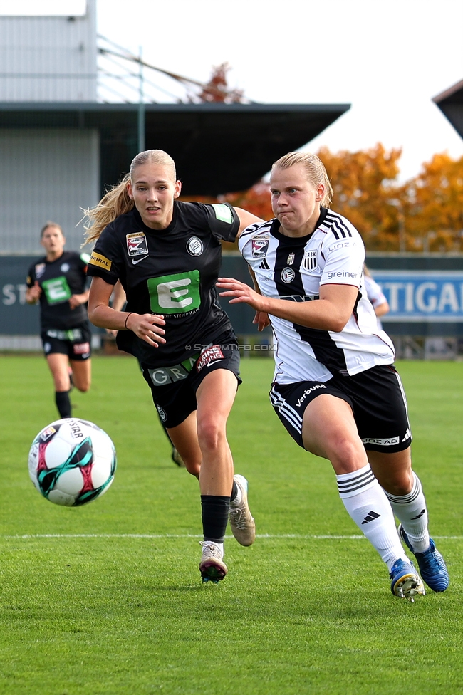 Sturm Damen - LASK
OEFB Frauen Bundesliga, 10. Runde, SK Sturm Graz Damen - LASK, Trainingszentrum Messendorf, 18.10.2025. 

Foto zeigt Lena Breznik (Sturm Damen)
