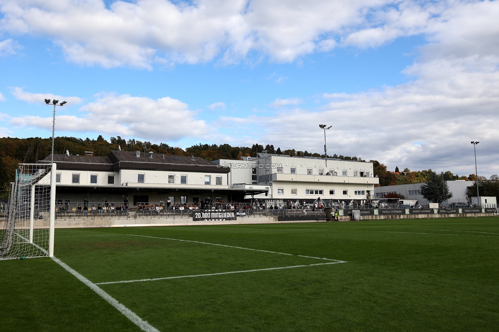 Sturm Damen - LASK
OEFB Frauen Bundesliga, 10. Runde, SK Sturm Graz Damen - LASK, Trainingszentrum Messendorf, 18.10.2025. 

Foto zeigt das Trainingszentrum Messendorf
