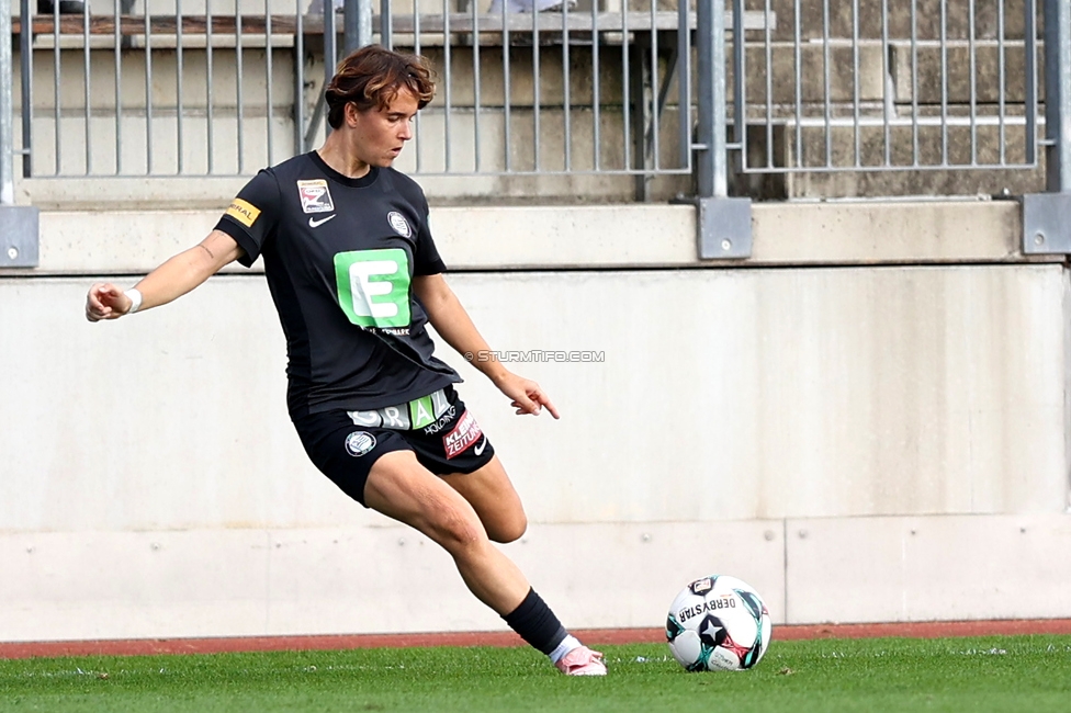 Sturm Damen - LASK
OEFB Frauen Bundesliga, 10. Runde, SK Sturm Graz Damen - LASK, Trainingszentrum Messendorf, 18.10.2025. 

Foto zeigt Leonie Christin Tragl (Sturm Damen)

