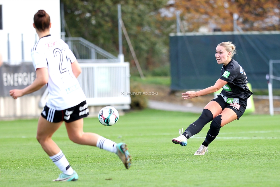 Sturm Damen - LASK
OEFB Frauen Bundesliga, 10. Runde, SK Sturm Graz Damen - LASK, Trainingszentrum Messendorf, 18.10.2025. 

Foto zeigt Anna Wirnsberger (Sturm Damen)
