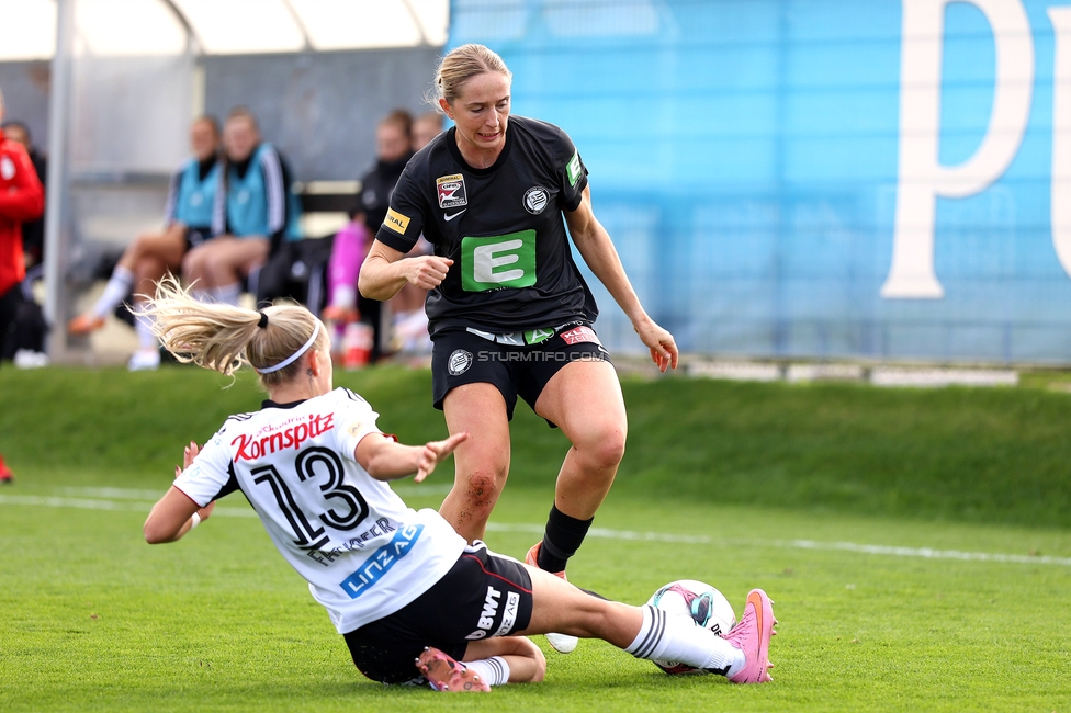 Sturm Damen - LASK
OEFB Frauen Bundesliga, 10. Runde, SK Sturm Graz Damen - LASK, Trainingszentrum Messendorf, 18.10.2025. 

Foto zeigt Elisabeth Brandl (Sturm Damen)
