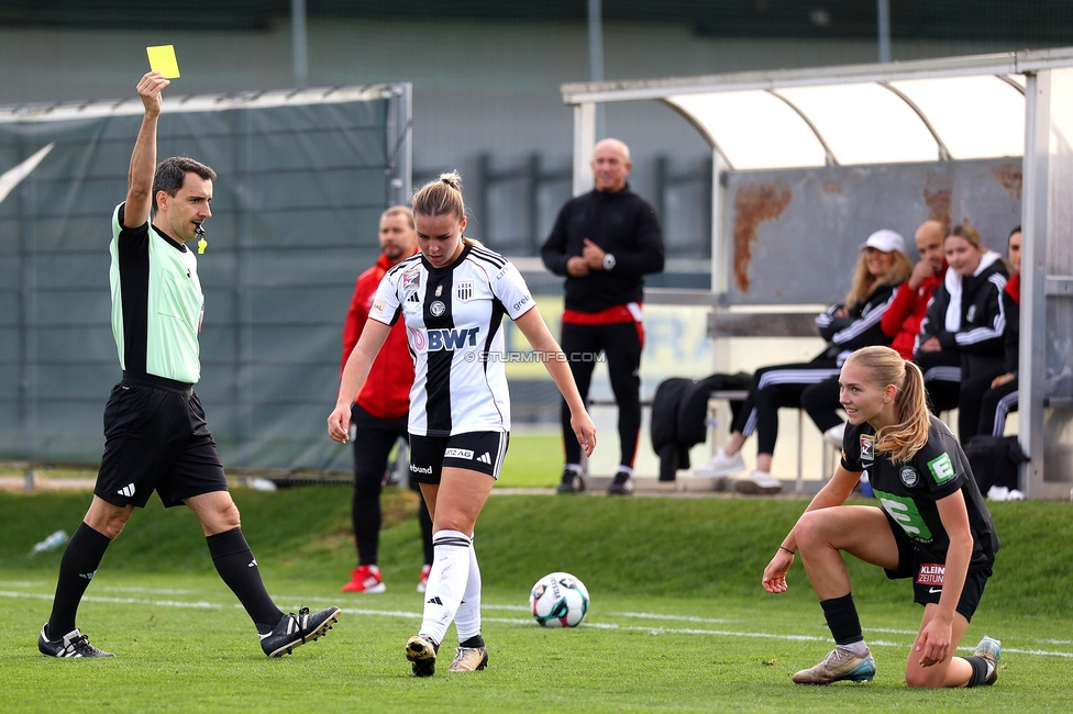 Sturm Damen - LASK
OEFB Frauen Bundesliga, 10. Runde, SK Sturm Graz Damen - LASK, Trainingszentrum Messendorf, 18.10.2025. 

Foto zeigt Lena Breznik (Sturm Damen)
