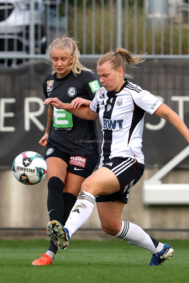 Sturm Damen - LASK
OEFB Frauen Bundesliga, 10. Runde, SK Sturm Graz Damen - LASK, Trainingszentrum Messendorf, 18.10.2025. 

Foto zeigt Sandra Jakobsen (Sturm Damen)
