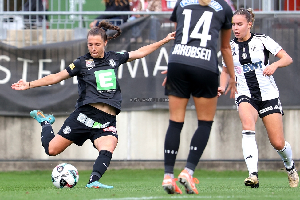 Sturm Damen - LASK
OEFB Frauen Bundesliga, 10. Runde, SK Sturm Graz Damen - LASK, Trainingszentrum Messendorf, 18.10.2025. 

Foto zeigt Stefanie Grossgasteiger (Sturm Damen)
