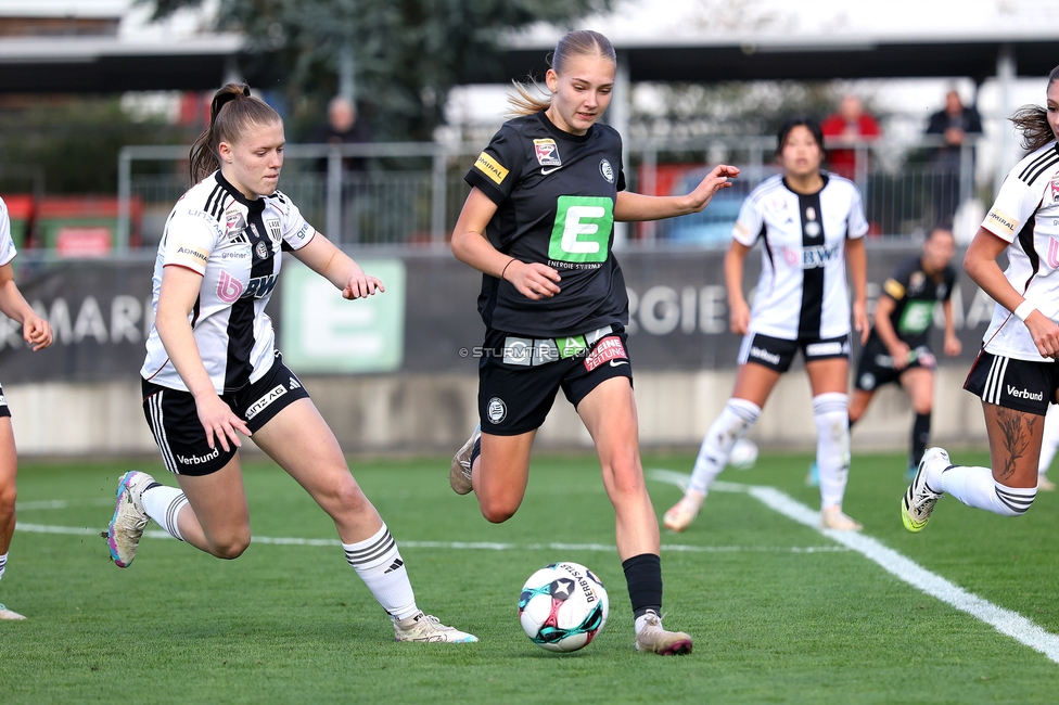 Sturm Damen - LASK
OEFB Frauen Bundesliga, 10. Runde, SK Sturm Graz Damen - LASK, Trainingszentrum Messendorf, 18.10.2025. 

Foto zeigt Lena Breznik (Sturm Damen)
