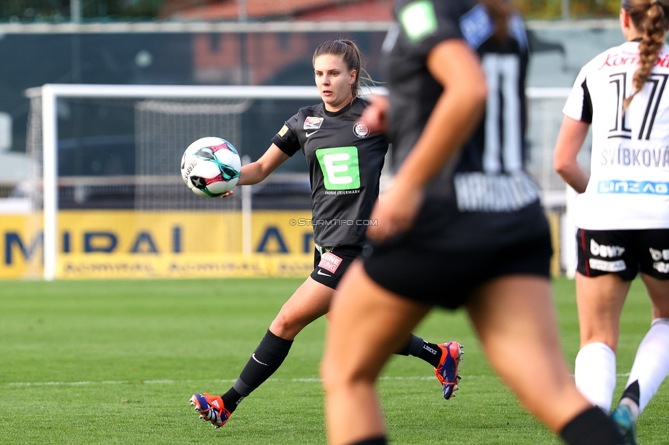 Sturm Damen - LASK
OEFB Frauen Bundesliga, 10. Runde, SK Sturm Graz Damen - LASK, Trainingszentrum Messendorf, 18.10.2025. 

Foto zeigt Laura Riesenbeck (Sturm Damen)

