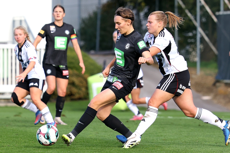 Sturm Damen - LASK
OEFB Frauen Bundesliga, 10. Runde, SK Sturm Graz Damen - LASK, Trainingszentrum Messendorf, 18.10.2025. 

Foto zeigt Pauline Deutsch (Sturm Damen)
