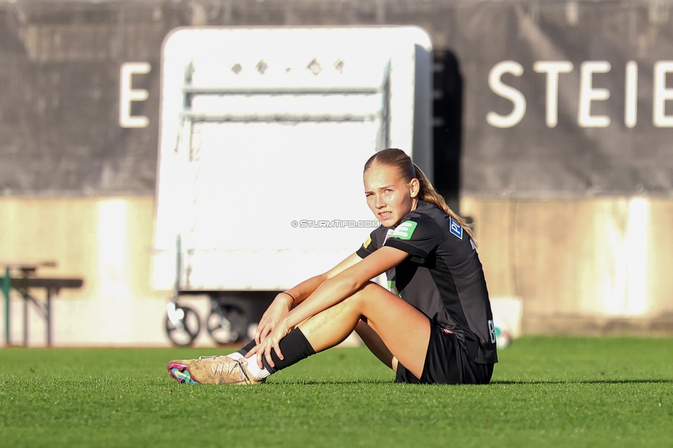 Sturm Damen - LASK
OEFB Frauen Bundesliga, 10. Runde, SK Sturm Graz Damen - LASK, Trainingszentrum Messendorf, 18.10.2025. 

Foto zeigt Lena Breznik (Sturm Damen)
