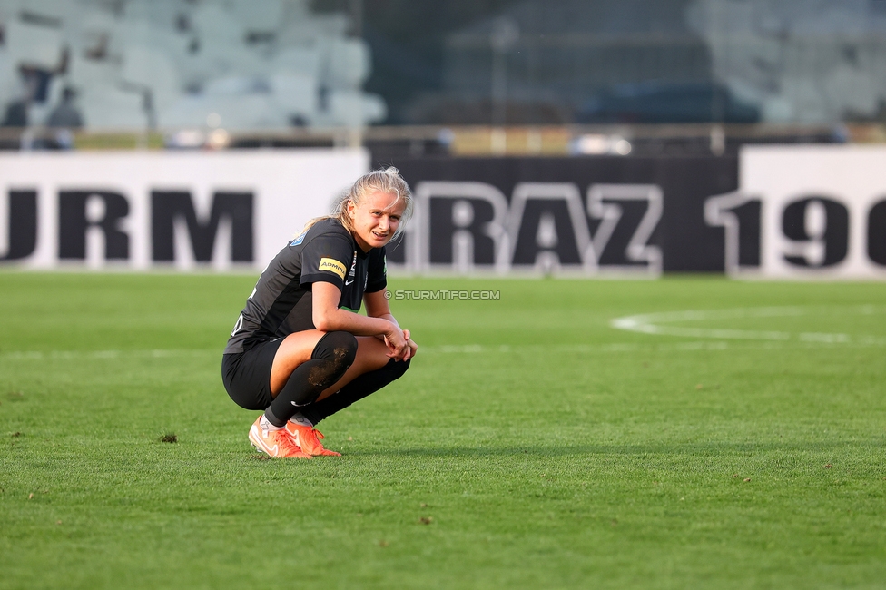 Sturm Damen - LASK
OEFB Frauen Bundesliga, 10. Runde, SK Sturm Graz Damen - LASK, Trainingszentrum Messendorf, 18.10.2025. 

Foto zeigt Sandra Jakobsen (Sturm Damen)
