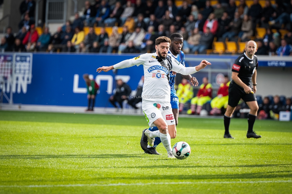 BW Linz - Sturm Graz
Oesterreichische Fussball Bundesliga, 10 Runde, FC Blau-Weiss Linz - SK Sturm Graz, Donauparkstadion Linz, 19.10.2025. 

Foto zeigt Otar Kiteishvili (Sturm)

