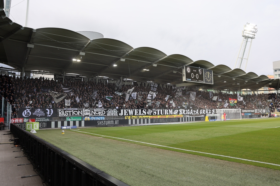 Sturm Graz - Wolfsberg
Oesterreichische Fussball Bundesliga, 11. Runde, SK Sturm Graz - Wolfsberger AC, Stadion Liebenau Graz, 26.10.2025. 

Foto zeigt Fans von Sturm
