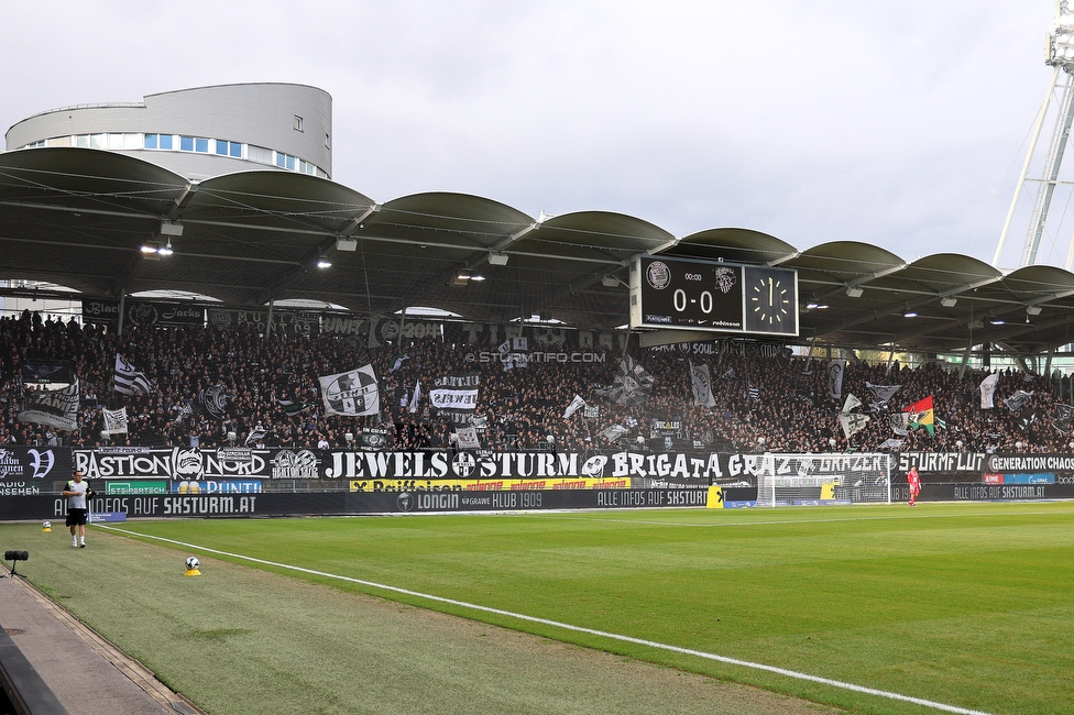 Sturm Graz - Wolfsberg
Oesterreichische Fussball Bundesliga, 11. Runde, SK Sturm Graz - Wolfsberger AC, Stadion Liebenau Graz, 26.10.2025. 

Foto zeigt Fans von Sturm

