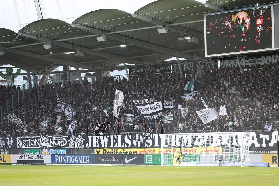 Sturm Graz - Wolfsberg
Oesterreichische Fussball Bundesliga, 11. Runde, SK Sturm Graz - Wolfsberger AC, Stadion Liebenau Graz, 26.10.2025. 

Foto zeigt Fans von Sturm

