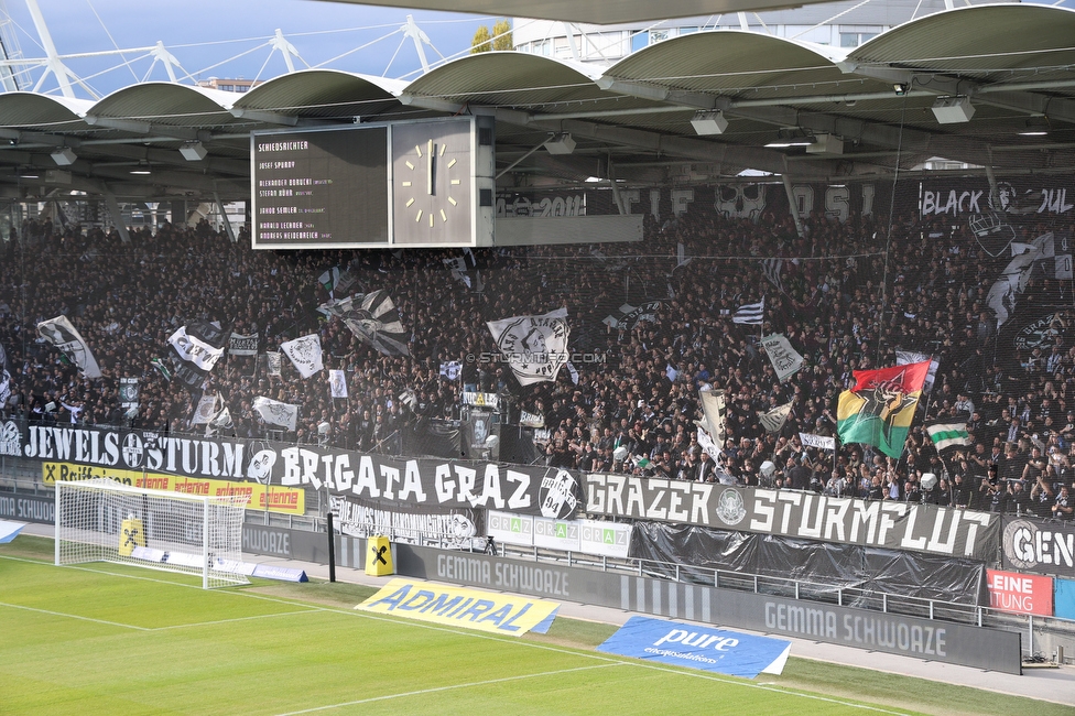 Sturm Graz - Wolfsberg
Oesterreichische Fussball Bundesliga, 11. Runde, SK Sturm Graz - Wolfsberger AC, Stadion Liebenau Graz, 26.10.2025. 

Foto zeigt Fans von Sturm
