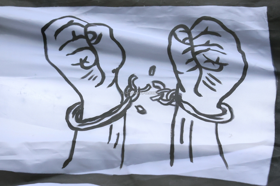 Sturm Graz - Wolfsberg
Oesterreichische Fussball Bundesliga, 11. Runde, SK Sturm Graz - Wolfsberger AC, Stadion Liebenau Graz, 26.10.2025. 

Foto zeigt Fans von Sturm
Schlüsselwörter: bastion