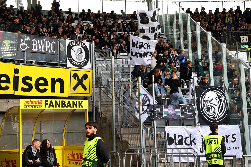Sturm Graz - Wolfsberg
Oesterreichische Fussball Bundesliga, 11. Runde, SK Sturm Graz - Wolfsberger AC, Stadion Liebenau Graz, 26.10.2025. 

Foto zeigt Fans von Sturm
Schlüsselwörter: juniors